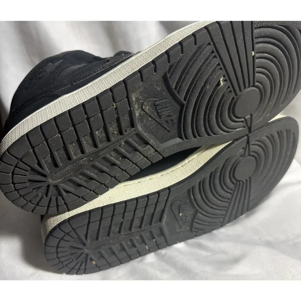 Nike Air Jordan 1 Mid SE Size 9 852542-012 Nylon Black Anthracite